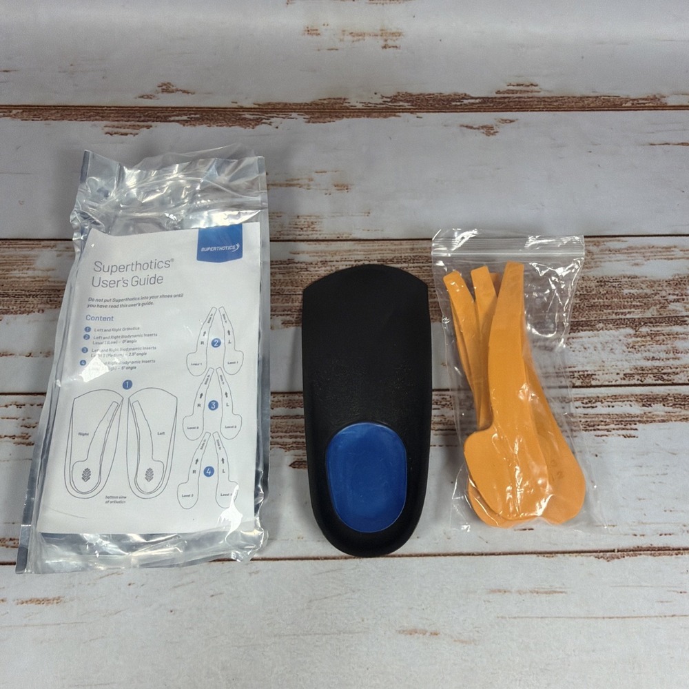 Superthotics Orthotic Insole Mens Size 11.5-13 Left Foot Only w/ Biodynamic